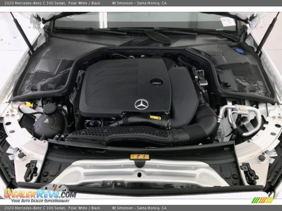 2020 Mercedes-Benz C 300 Sedan Polar White / Black Photo #8