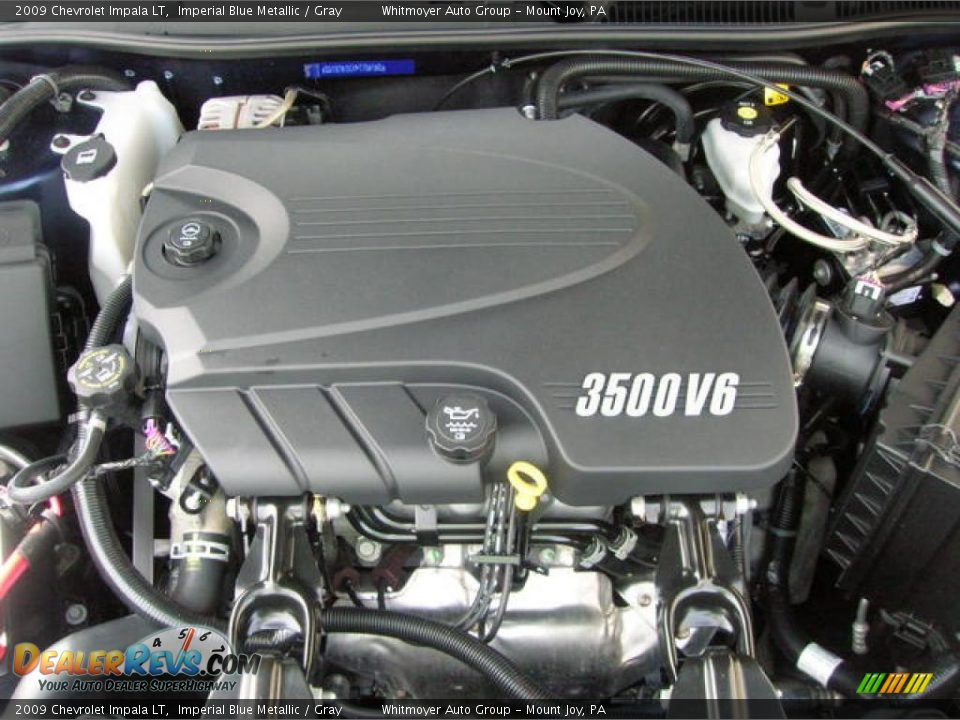 2009 Chevrolet Impala LT Imperial Blue Metallic / Gray Photo #9