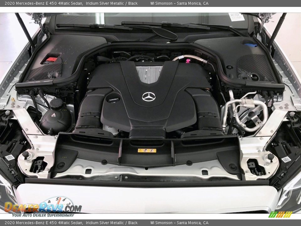 2020 Mercedes-Benz E 450 4Matic Sedan Iridium Silver Metallic / Black Photo #8