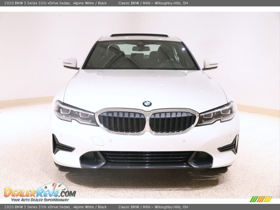 2020 BMW 3 Series 330i xDrive Sedan Alpine White / Black Photo #2