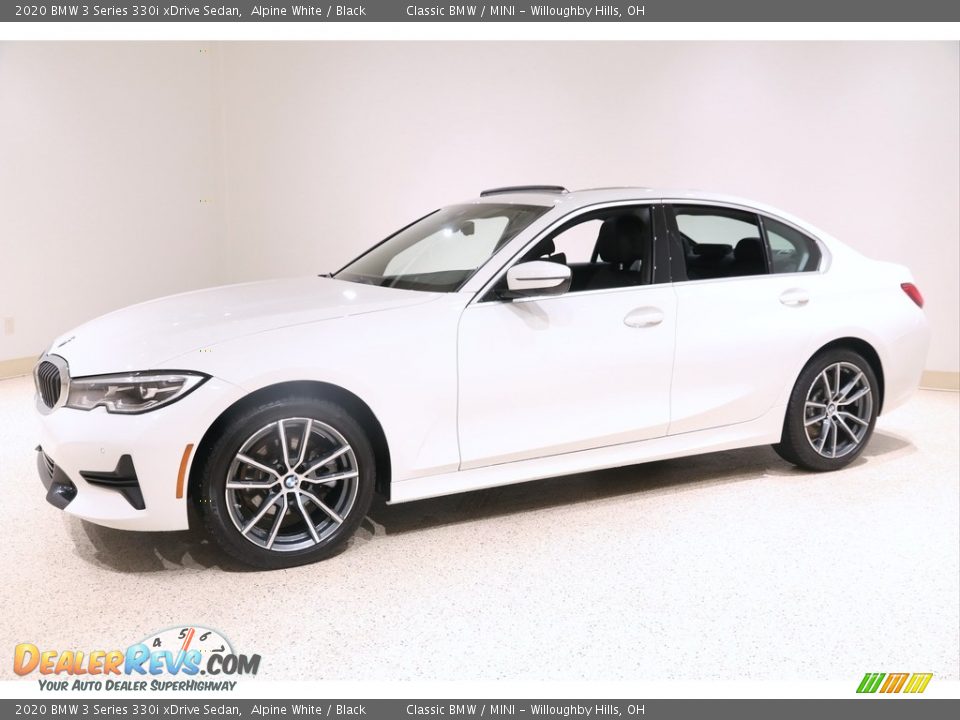 2020 BMW 3 Series 330i xDrive Sedan Alpine White / Black Photo #3