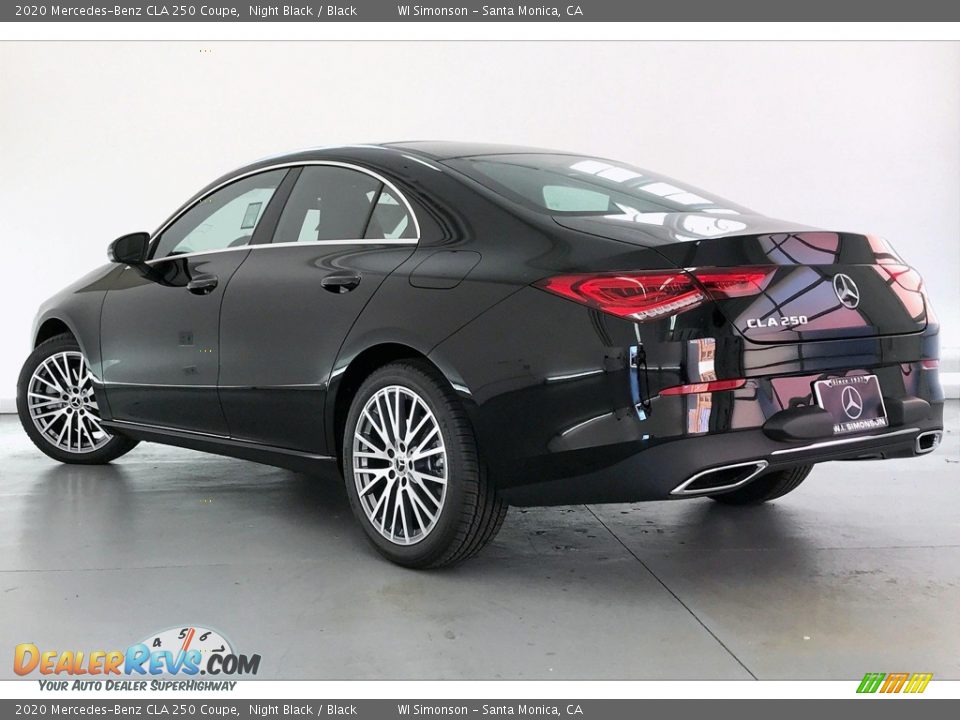 2020 Mercedes-Benz CLA 250 Coupe Night Black / Black Photo #2