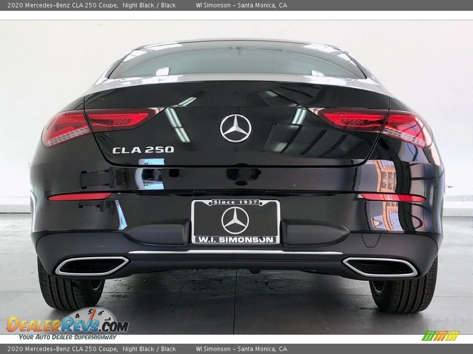 2020 Mercedes-Benz CLA 250 Coupe Night Black / Black Photo #3
