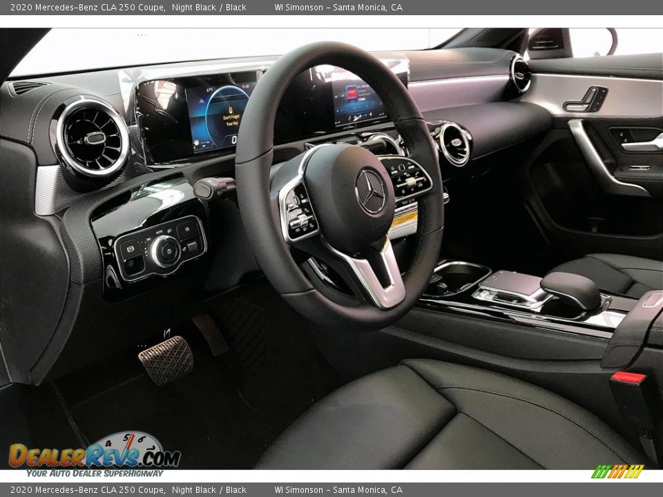 2020 Mercedes-Benz CLA 250 Coupe Night Black / Black Photo #4