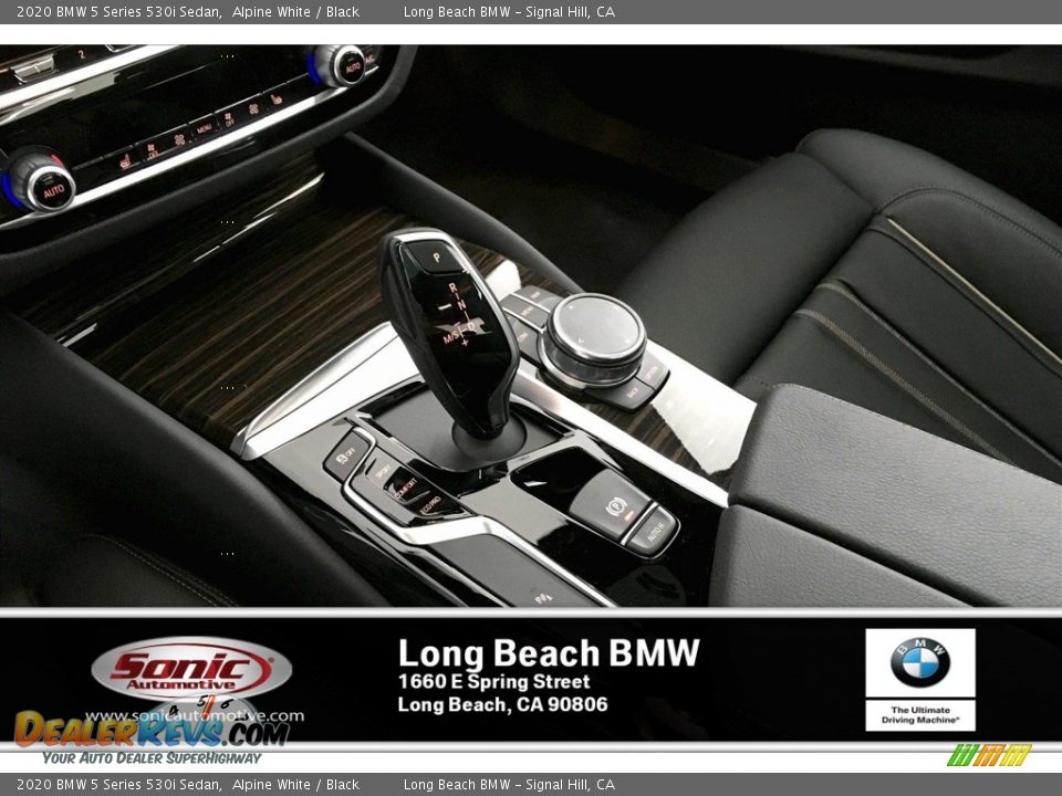 2020 BMW 5 Series 530i Sedan Alpine White / Black Photo #8