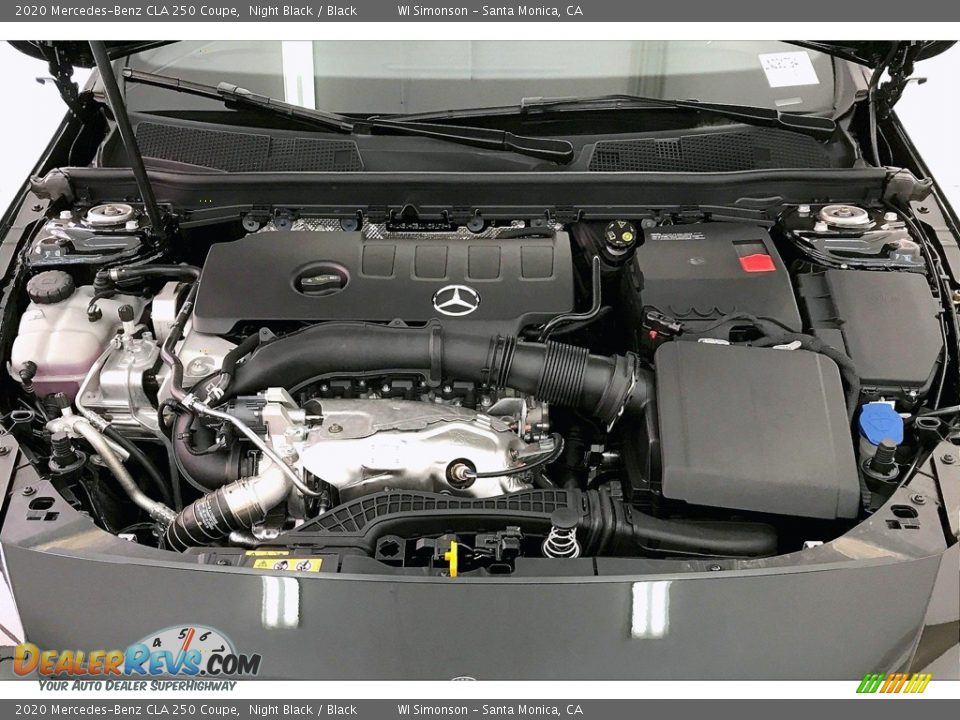 2020 Mercedes-Benz CLA 250 Coupe Night Black / Black Photo #8