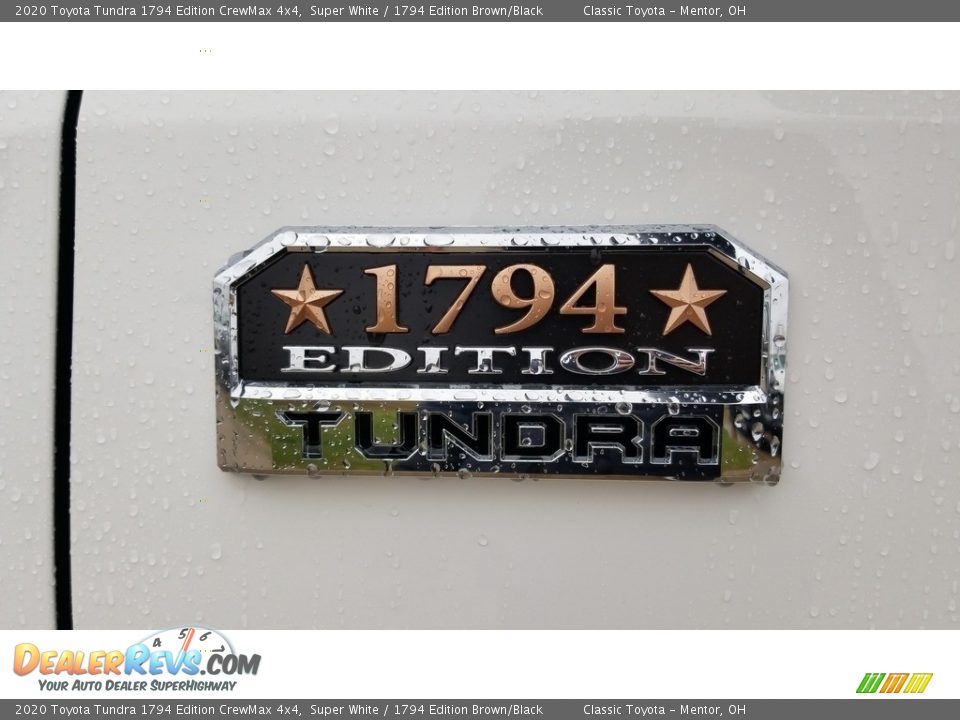 2020 Toyota Tundra 1794 Edition CrewMax 4x4 Super White / 1794 Edition Brown/Black Photo #2