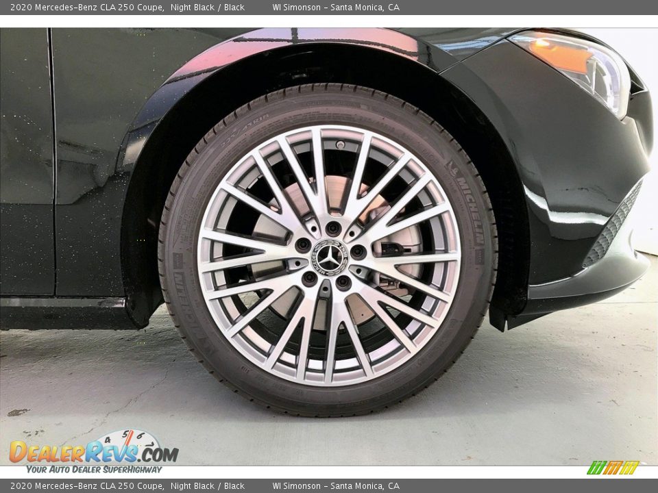 2020 Mercedes-Benz CLA 250 Coupe Night Black / Black Photo #9