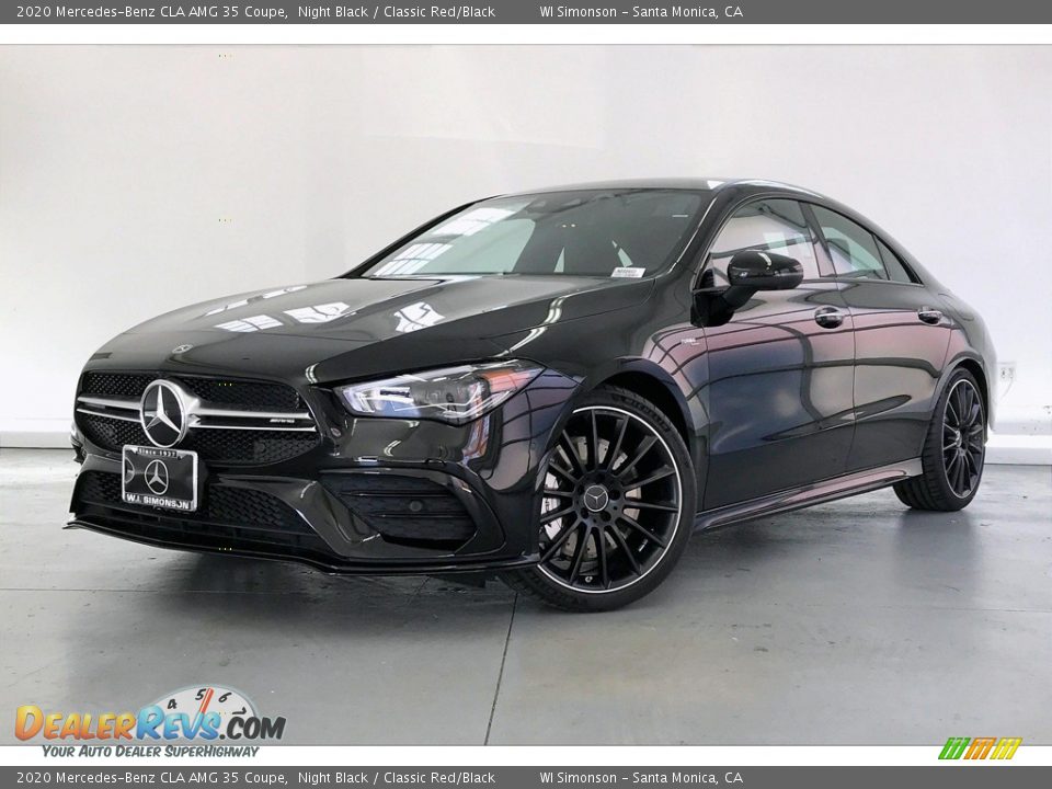 Front 3/4 View of 2020 Mercedes-Benz CLA AMG 35 Coupe Photo #12