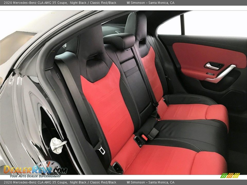 Rear Seat of 2020 Mercedes-Benz CLA AMG 35 Coupe Photo #13