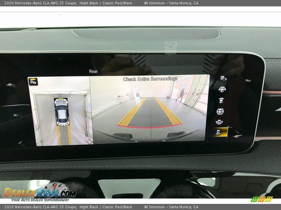 2020 Mercedes-Benz CLA AMG 35 Coupe Night Black / Classic Red/Black Photo #21