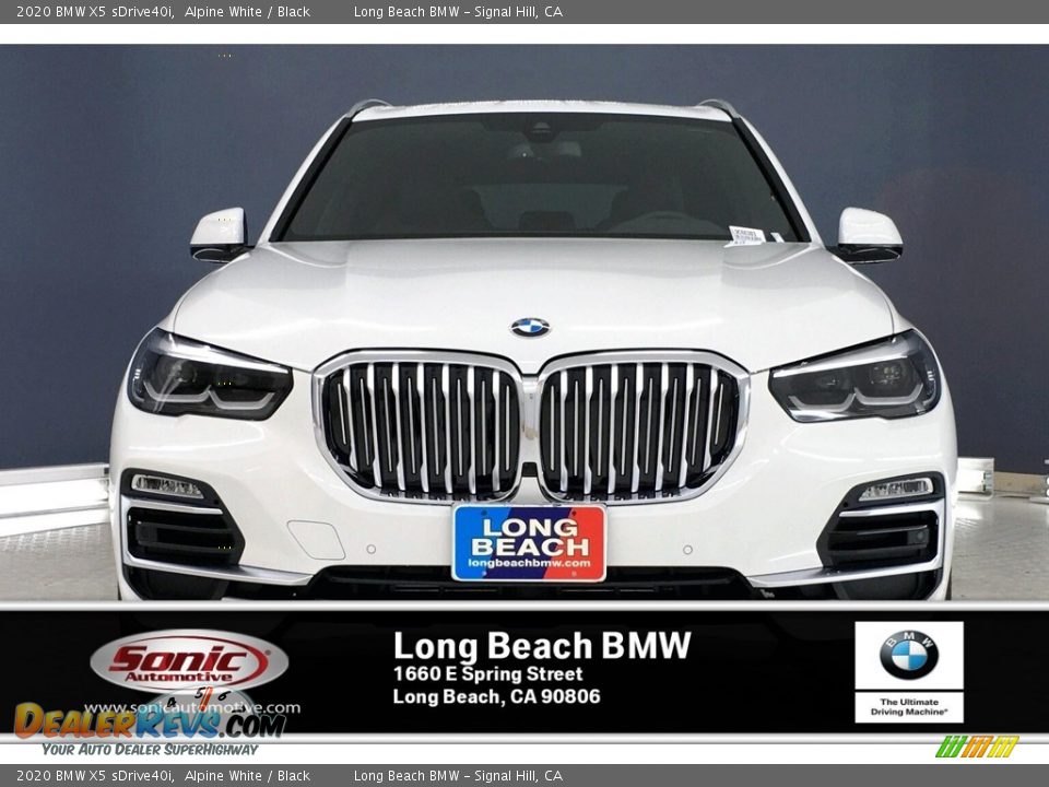 2020 BMW X5 sDrive40i Alpine White / Black Photo #2