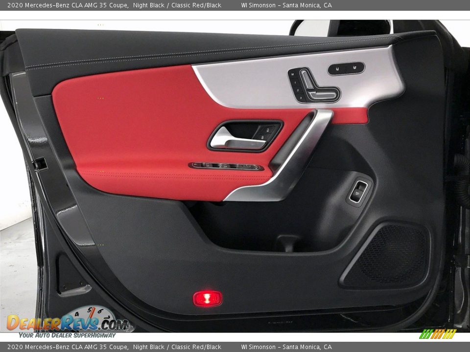 2020 Mercedes-Benz CLA AMG 35 Coupe Night Black / Classic Red/Black Photo #25
