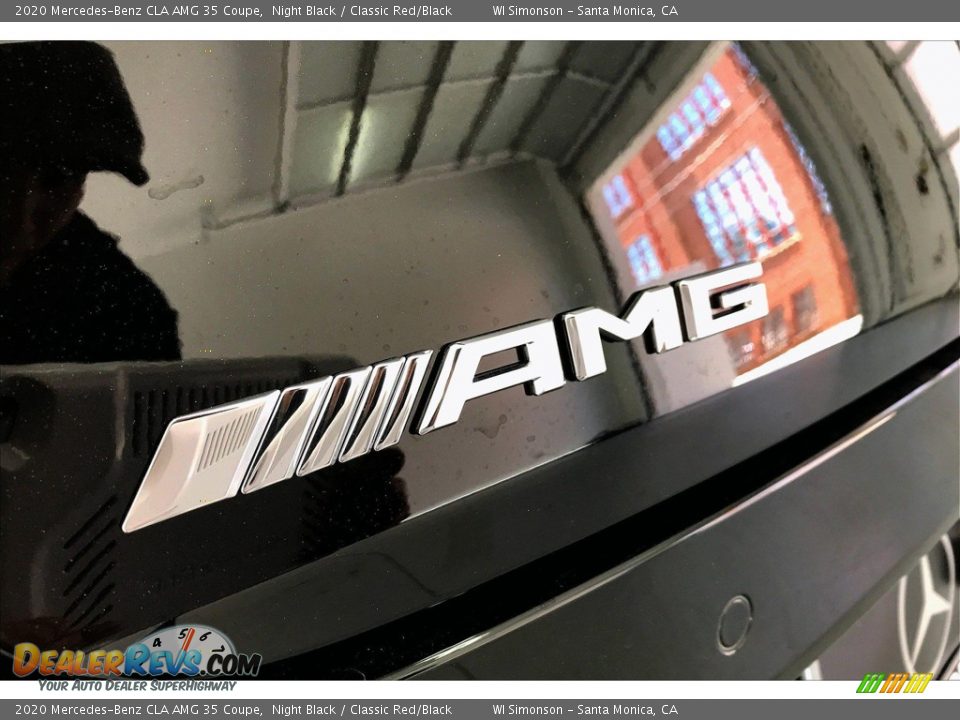 2020 Mercedes-Benz CLA AMG 35 Coupe Night Black / Classic Red/Black Photo #27