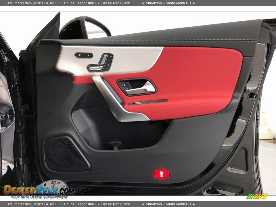 2020 Mercedes-Benz CLA AMG 35 Coupe Night Black / Classic Red/Black Photo #30