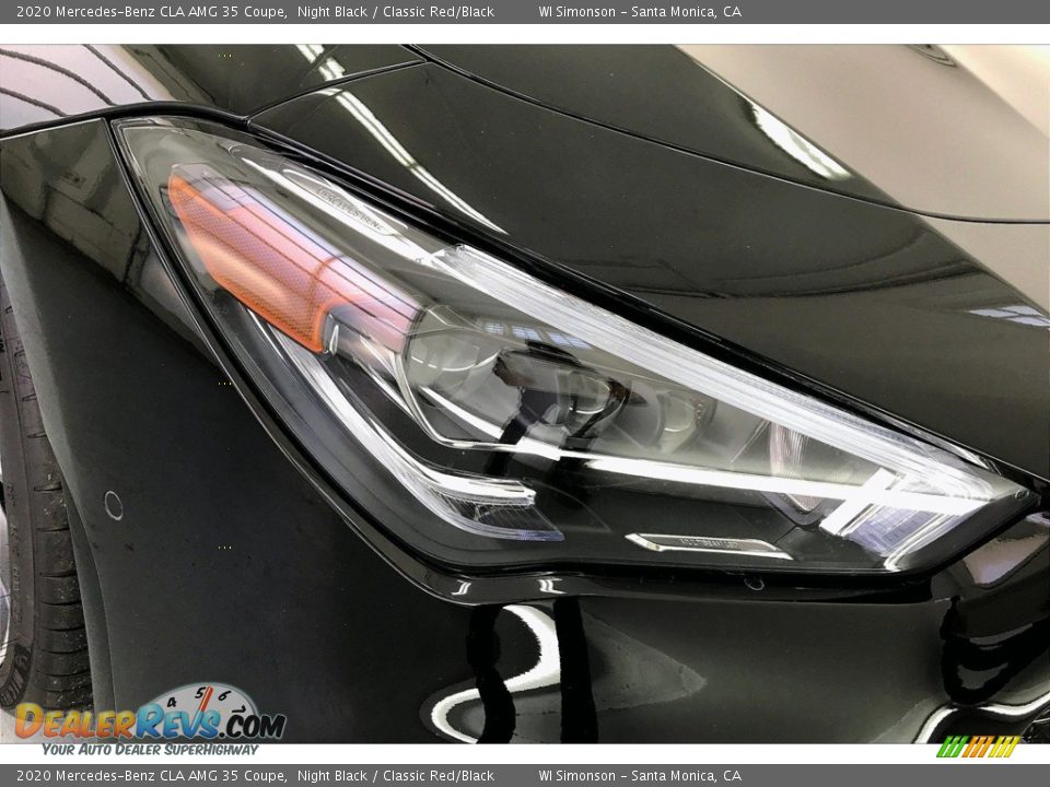 2020 Mercedes-Benz CLA AMG 35 Coupe Night Black / Classic Red/Black Photo #32