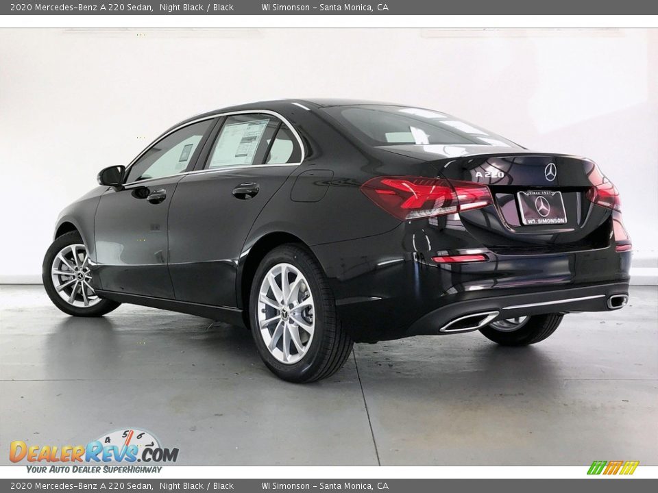 2020 Mercedes-Benz A 220 Sedan Night Black / Black Photo #2