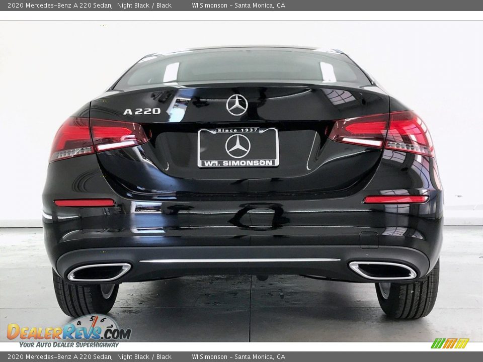 2020 Mercedes-Benz A 220 Sedan Night Black / Black Photo #3