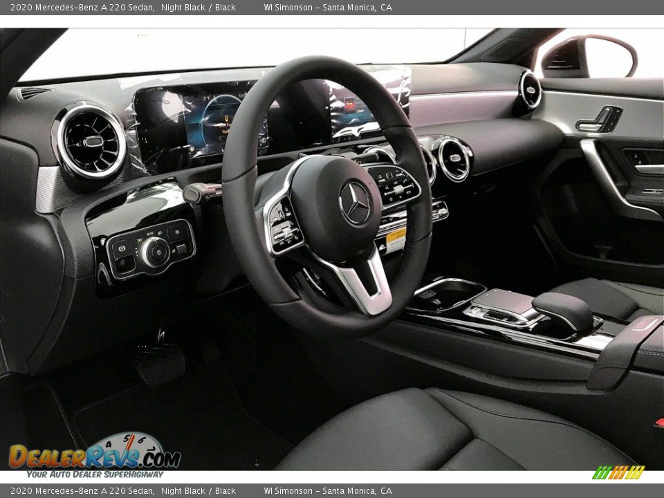 2020 Mercedes-Benz A 220 Sedan Night Black / Black Photo #4