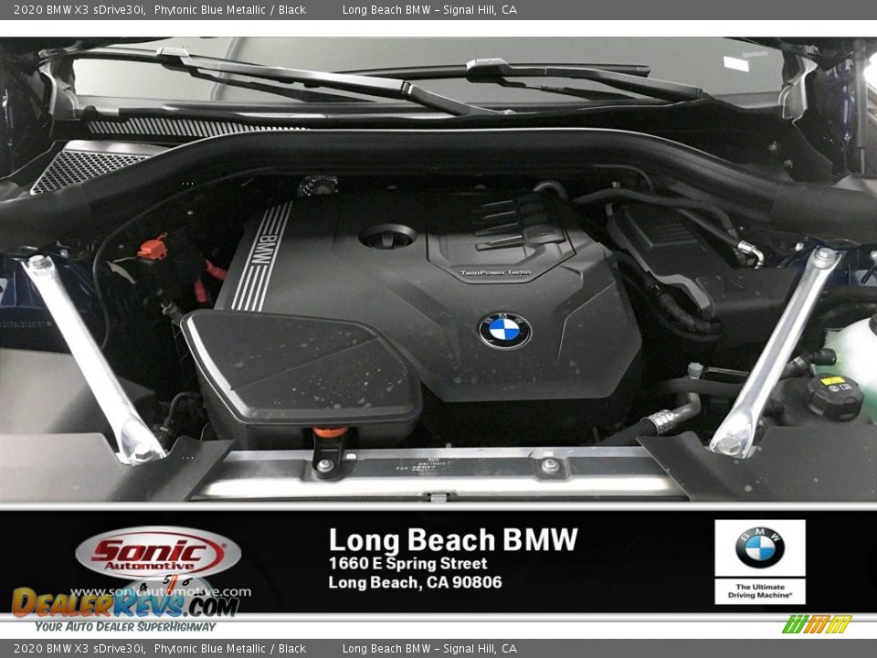 2020 BMW X3 sDrive30i Phytonic Blue Metallic / Black Photo #10