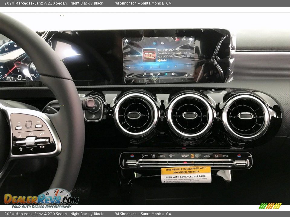 2020 Mercedes-Benz A 220 Sedan Night Black / Black Photo #6