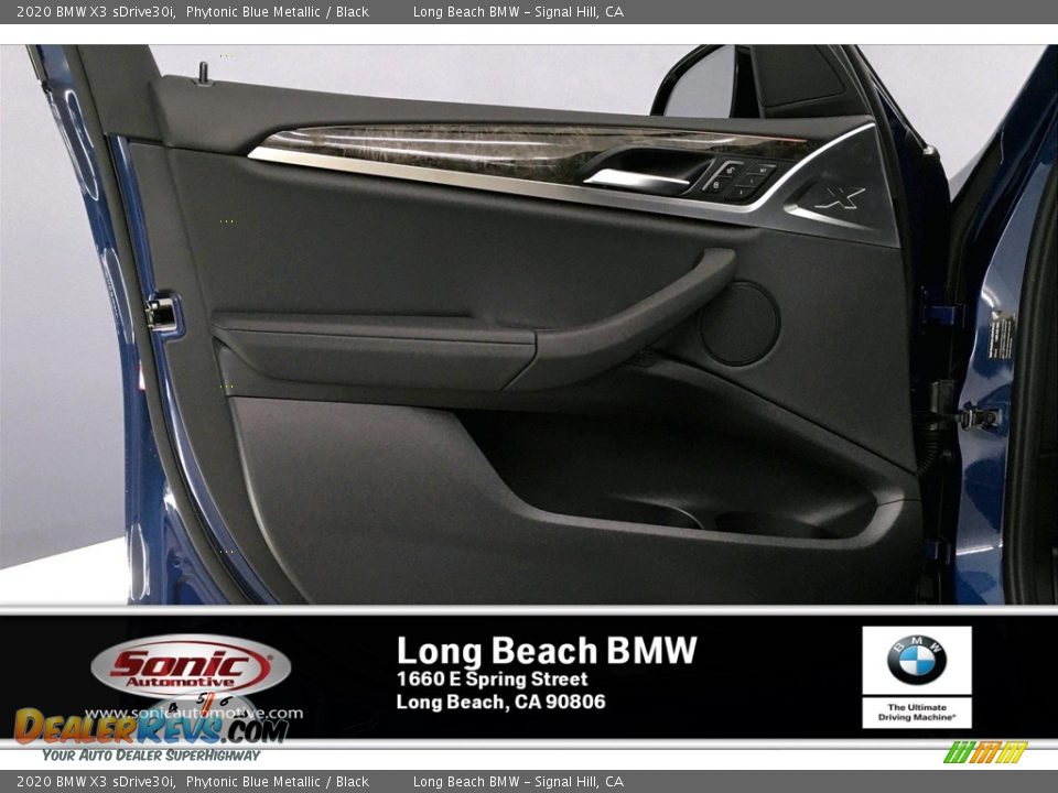 2020 BMW X3 sDrive30i Phytonic Blue Metallic / Black Photo #13