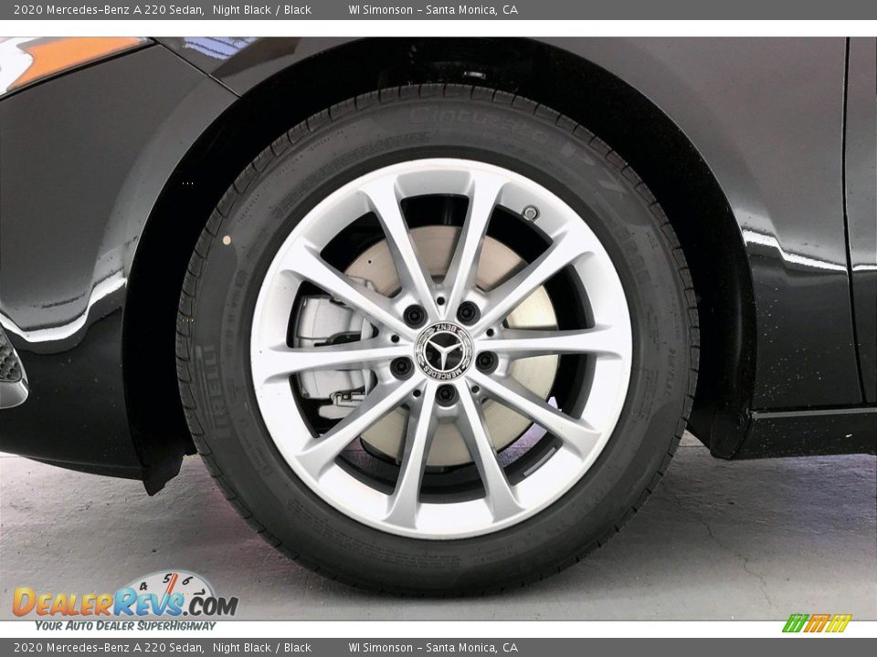 2020 Mercedes-Benz A 220 Sedan Night Black / Black Photo #9