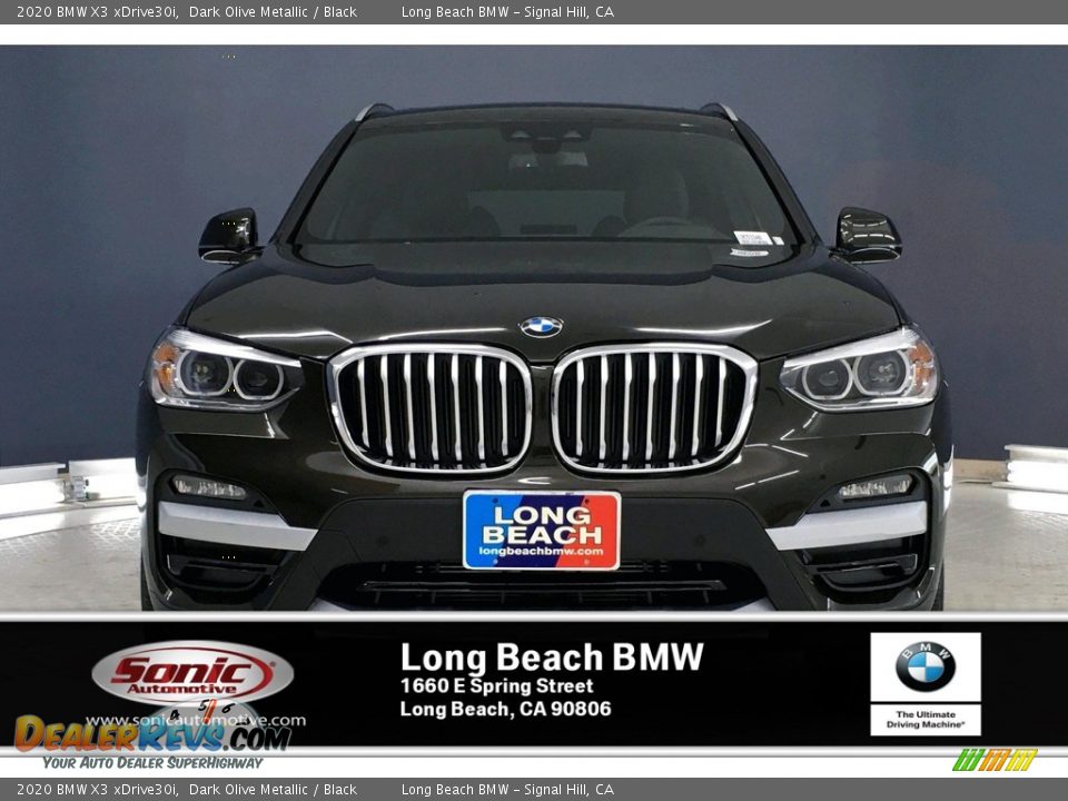 2020 BMW X3 xDrive30i Dark Olive Metallic / Black Photo #2