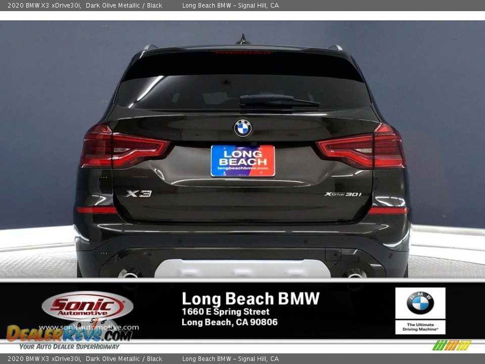 2020 BMW X3 xDrive30i Dark Olive Metallic / Black Photo #4