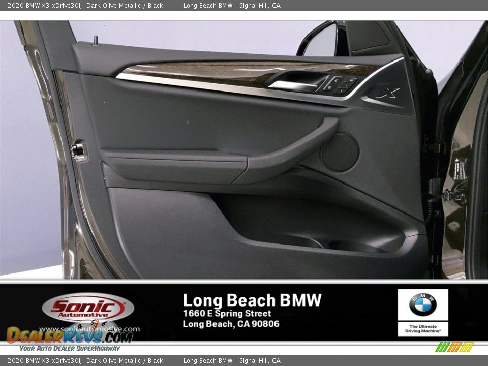 2020 BMW X3 xDrive30i Dark Olive Metallic / Black Photo #13