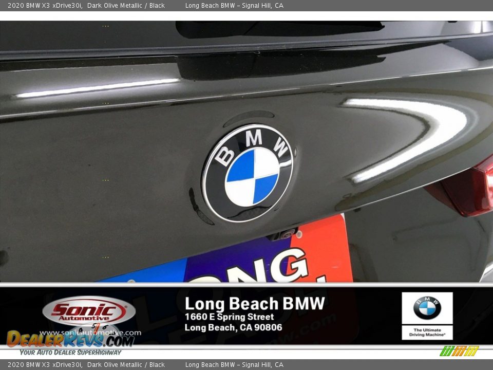2020 BMW X3 xDrive30i Dark Olive Metallic / Black Photo #16