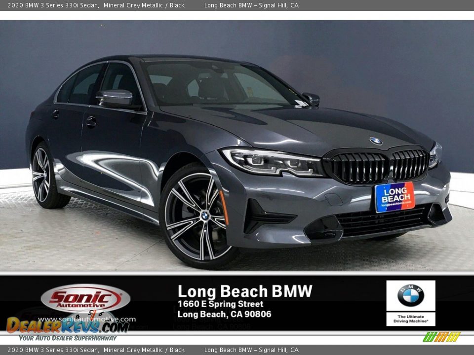 2020 BMW 3 Series 330i Sedan Mineral Grey Metallic / Black Photo #1