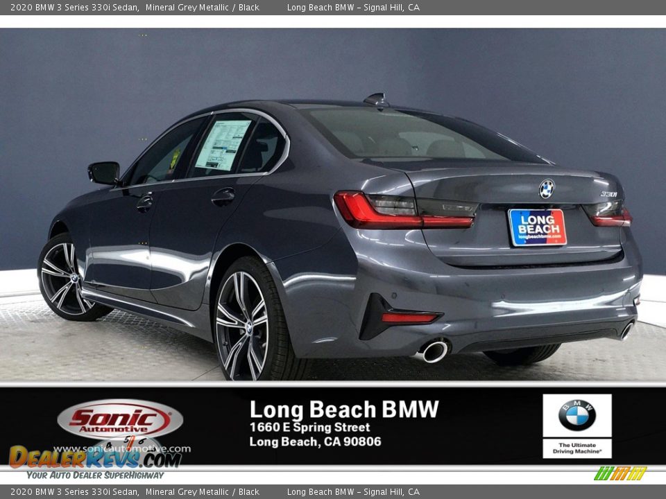 2020 BMW 3 Series 330i Sedan Mineral Grey Metallic / Black Photo #3
