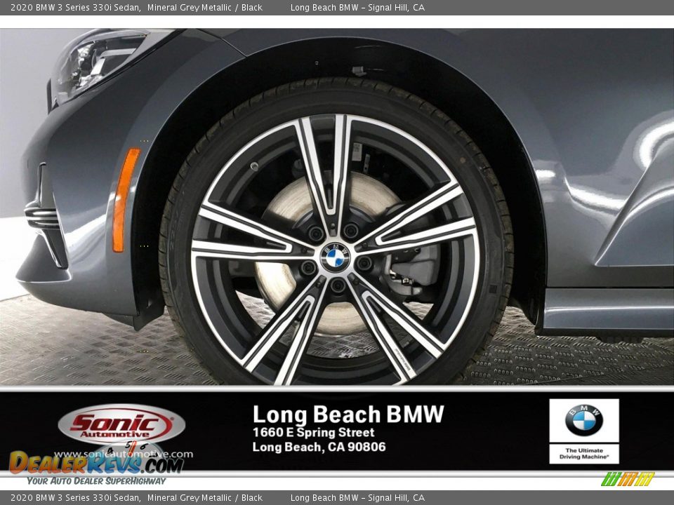 2020 BMW 3 Series 330i Sedan Mineral Grey Metallic / Black Photo #12