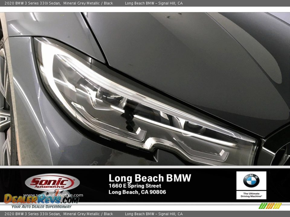 2020 BMW 3 Series 330i Sedan Mineral Grey Metallic / Black Photo #14