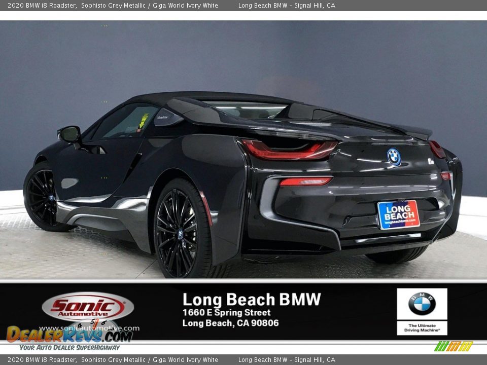 2020 BMW i8 Roadster Sophisto Grey Metallic / Giga World Ivory White Photo #3