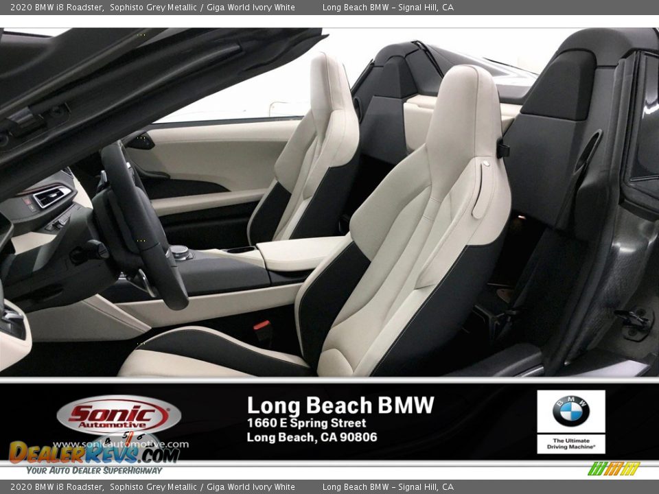 2020 BMW i8 Roadster Sophisto Grey Metallic / Giga World Ivory White Photo #9