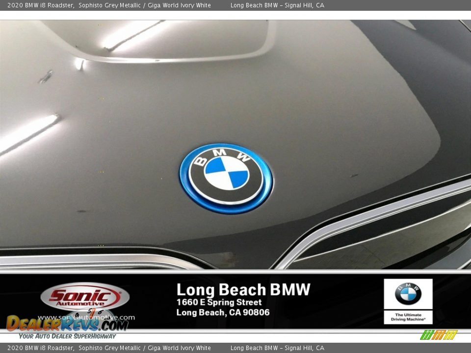 2020 BMW i8 Roadster Sophisto Grey Metallic / Giga World Ivory White Photo #11