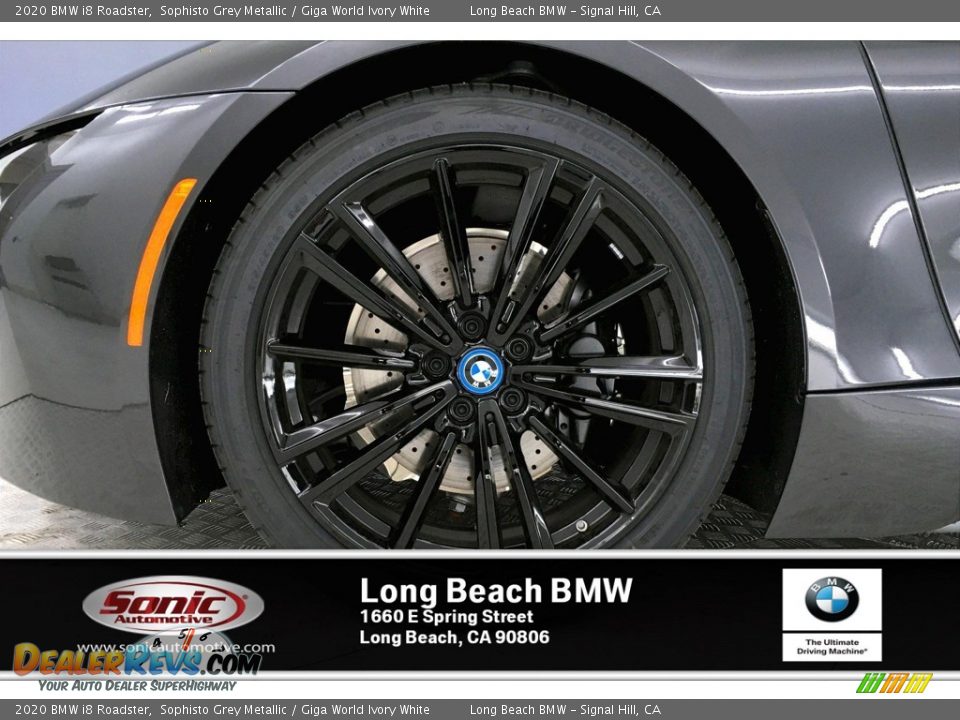 2020 BMW i8 Roadster Sophisto Grey Metallic / Giga World Ivory White Photo #12