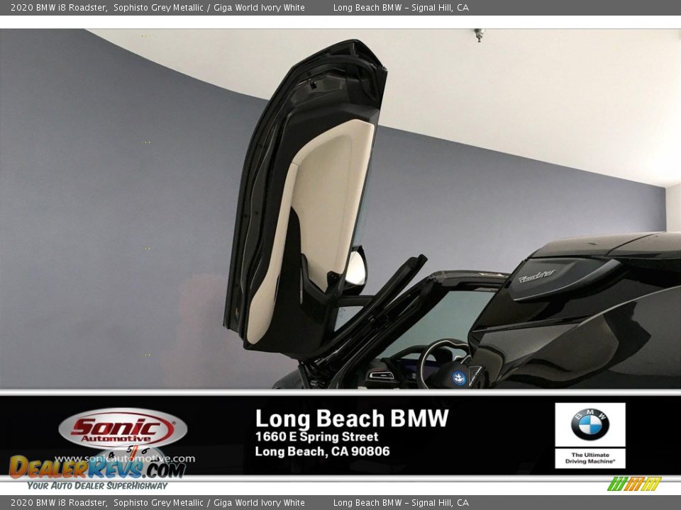 2020 BMW i8 Roadster Sophisto Grey Metallic / Giga World Ivory White Photo #13