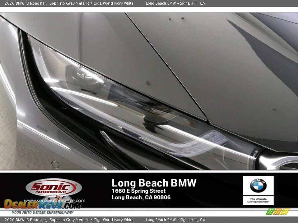 2020 BMW i8 Roadster Sophisto Grey Metallic / Giga World Ivory White Photo #14