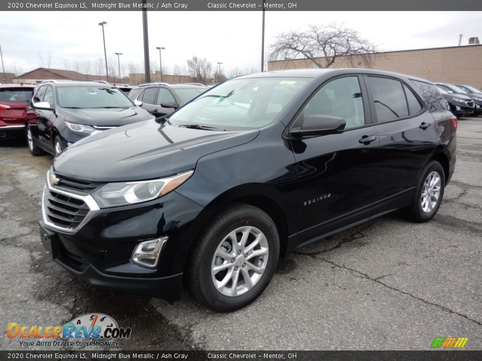 2020 Chevrolet Equinox LS Midnight Blue Metallic / Ash Gray Photo #1