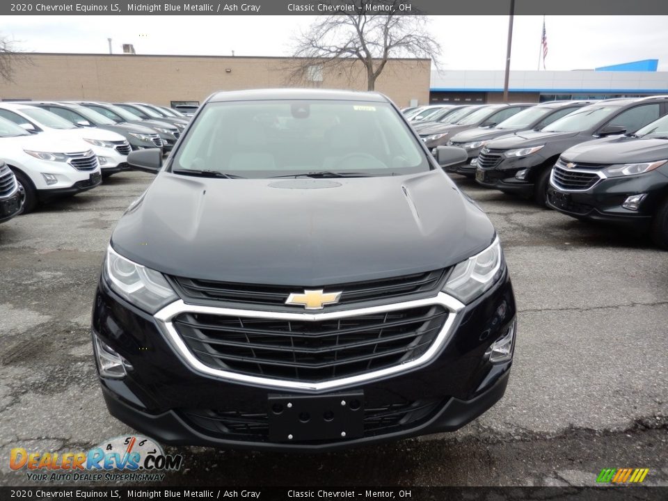 2020 Chevrolet Equinox LS Midnight Blue Metallic / Ash Gray Photo #2