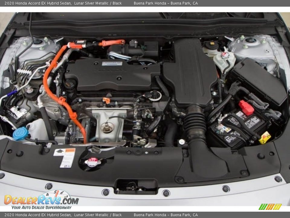 2020 Honda Accord EX Hybrid Sedan 2.0 Liter DOHC 16-Valve VTEC 4 Cylinder Gasoline/Electric Hybrid Engine Photo #9