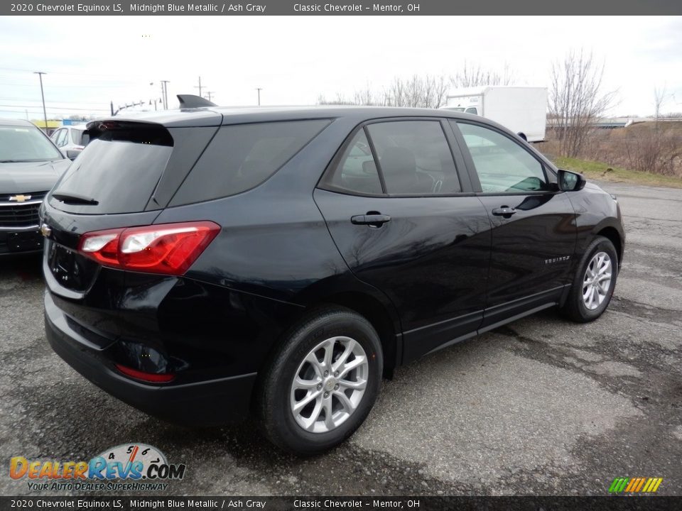 2020 Chevrolet Equinox LS Midnight Blue Metallic / Ash Gray Photo #4