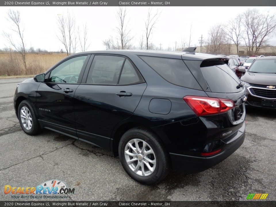 2020 Chevrolet Equinox LS Midnight Blue Metallic / Ash Gray Photo #5