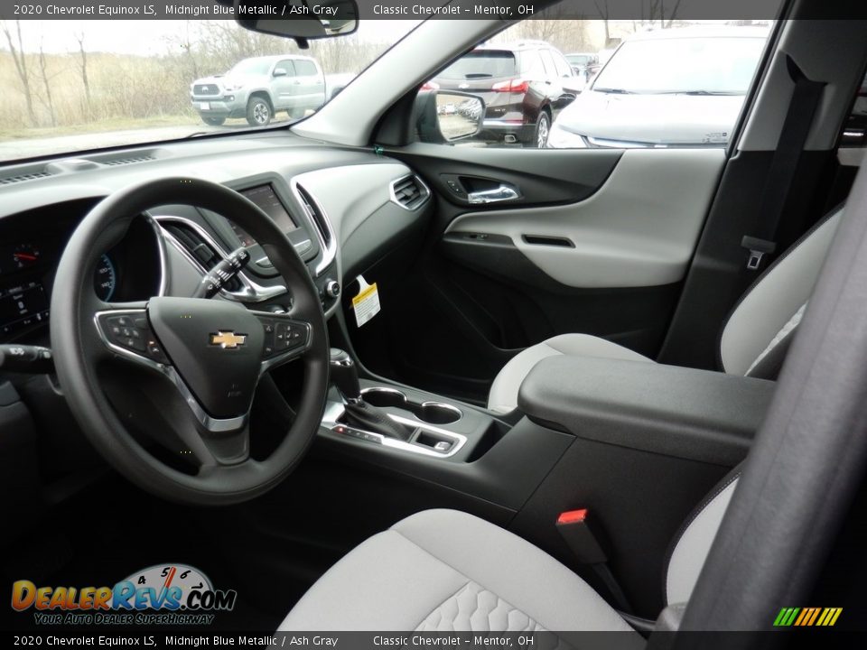 2020 Chevrolet Equinox LS Midnight Blue Metallic / Ash Gray Photo #6