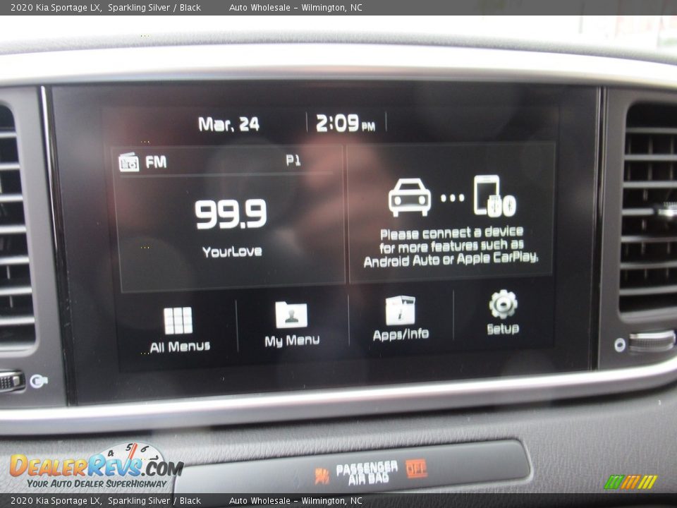 2020 Kia Sportage LX Sparkling Silver / Black Photo #17