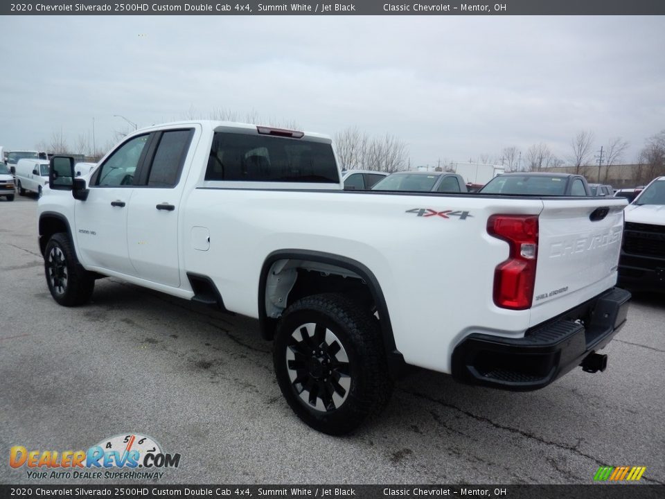 2020 Chevrolet Silverado 2500HD Custom Double Cab 4x4 Summit White / Jet Black Photo #5