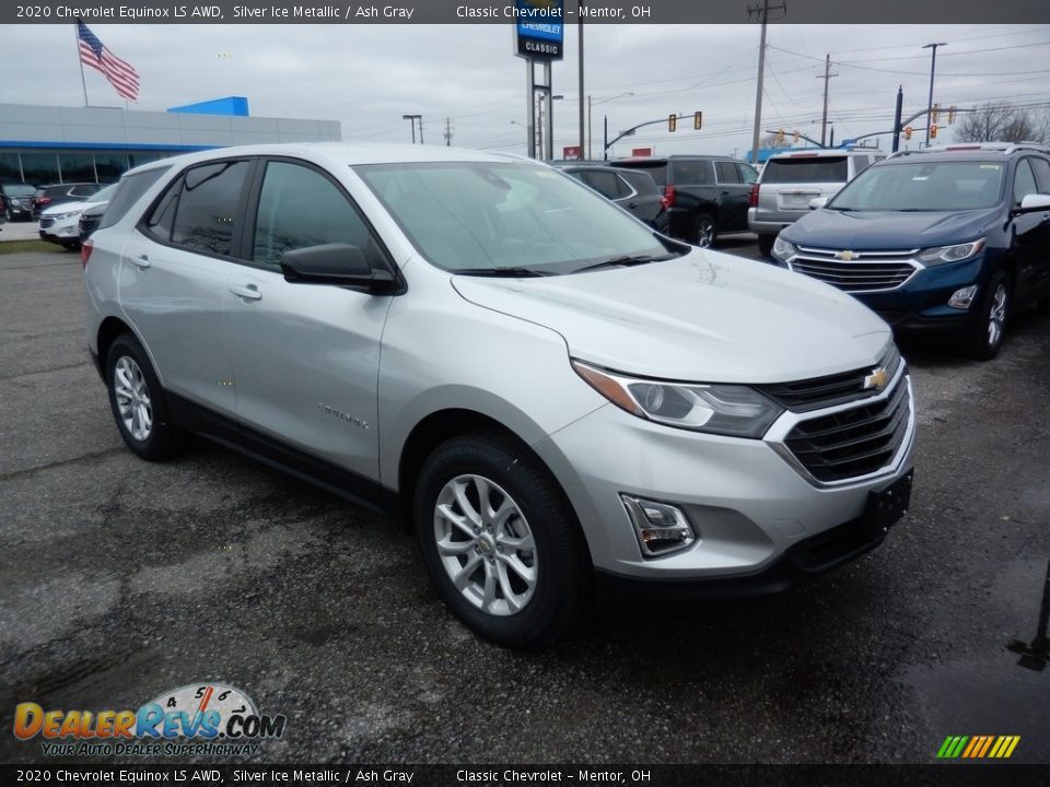 2020 Chevrolet Equinox LS AWD Silver Ice Metallic / Ash Gray Photo #3